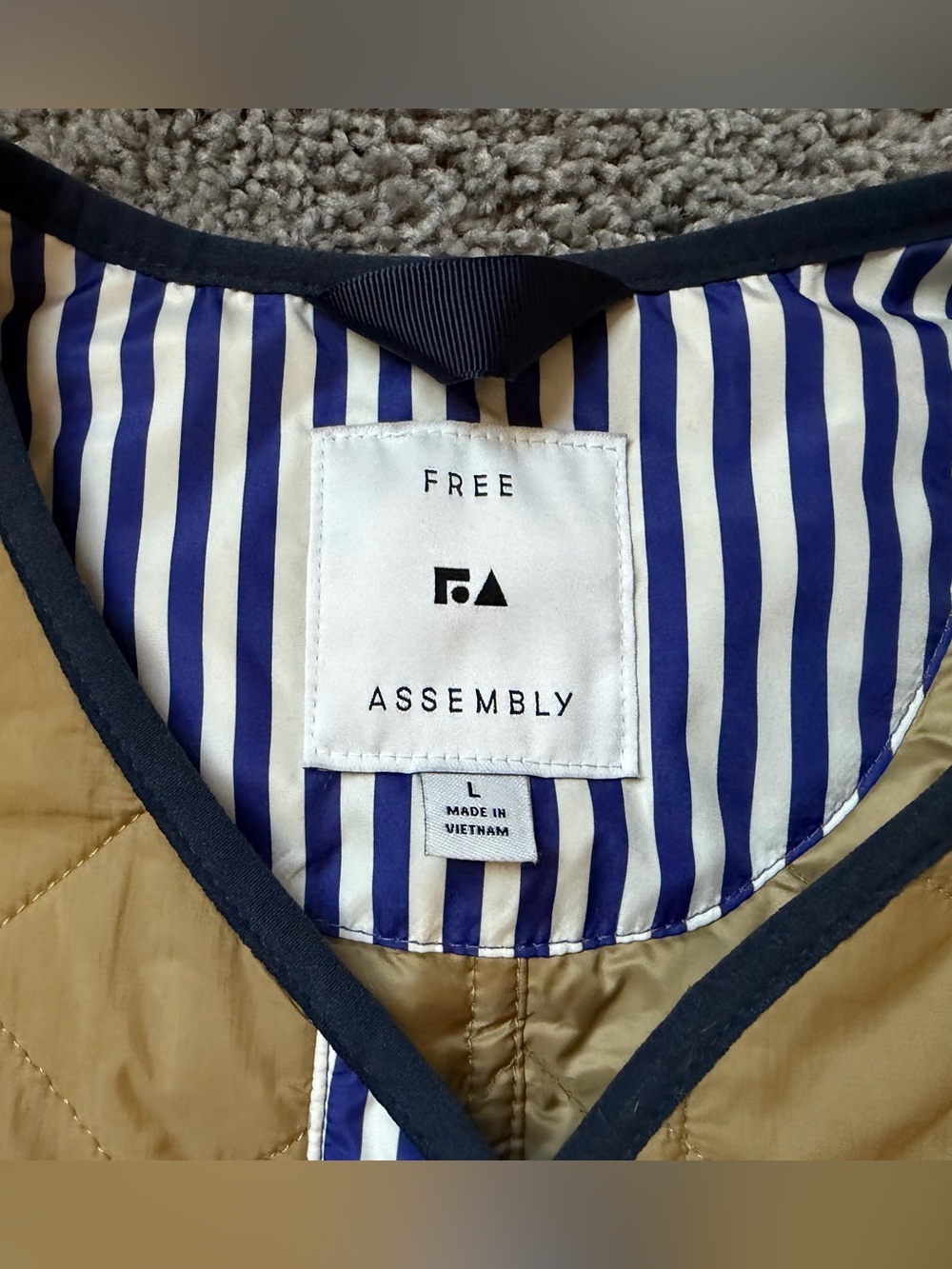 Free Assembly Collarless Jacket - Picture 2 of 3